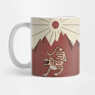 vintage bohemian tiger Mug